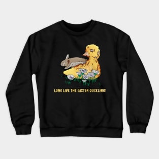 Vampire-Zombie Easter Duckling Crewneck Sweatshirt